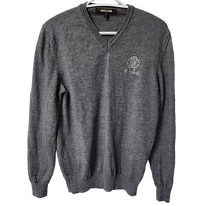 ROBERTO Cavalli Maglia V neck wool sweater